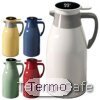 Termo de acero inoxidable de 1 litro, diseñado para mantener la temperatura de bebidas calientes y frías, ideal para uso diario y actividades al aire libre.