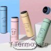 Botella térmica inteligente con pantalla de temperatura, diseño portátil y elegante, ideal para mantener tus bebidas a la temperatura perfecta.