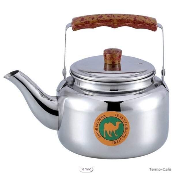 Cafetera de metal elegante y funcional para ollas termofusibles de 1 litro, ideal para preparar café de manera eficiente y con estilo.